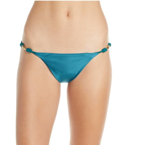 VIX Teal Watermelon Trim Bikini Bottoms - Picture 1 of 6
